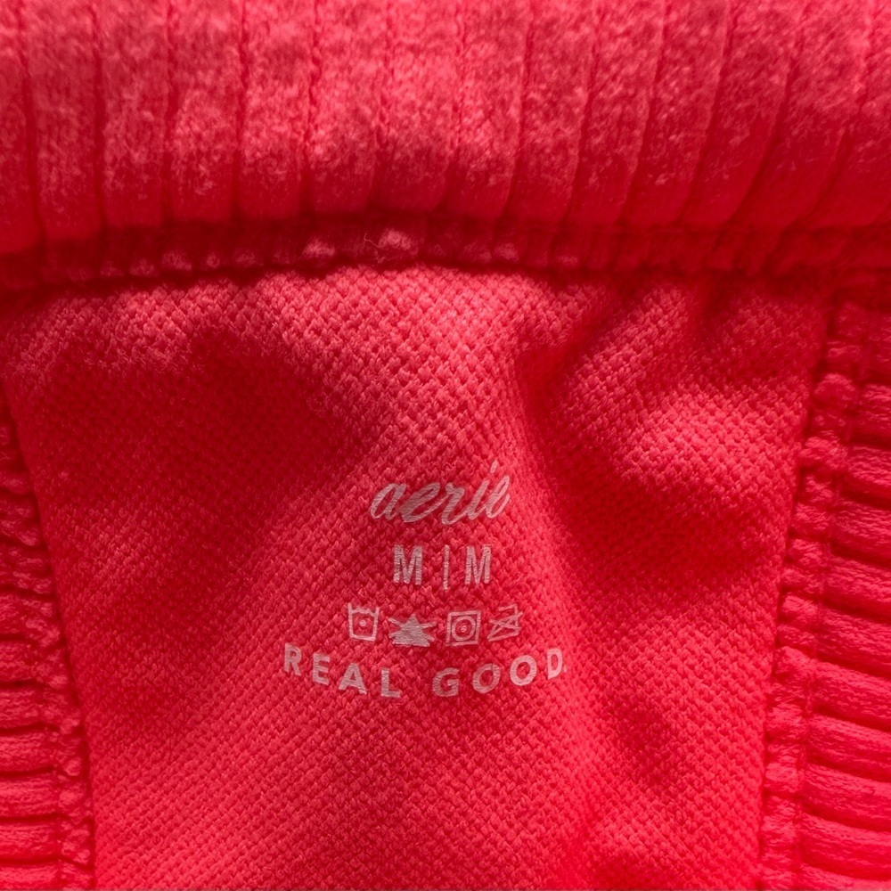 Aerie NWT Cropped Tank Coral Size M - Picture 3 of 4